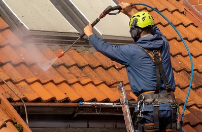 Démoussage et hydrofuge de toiture à Auriébat